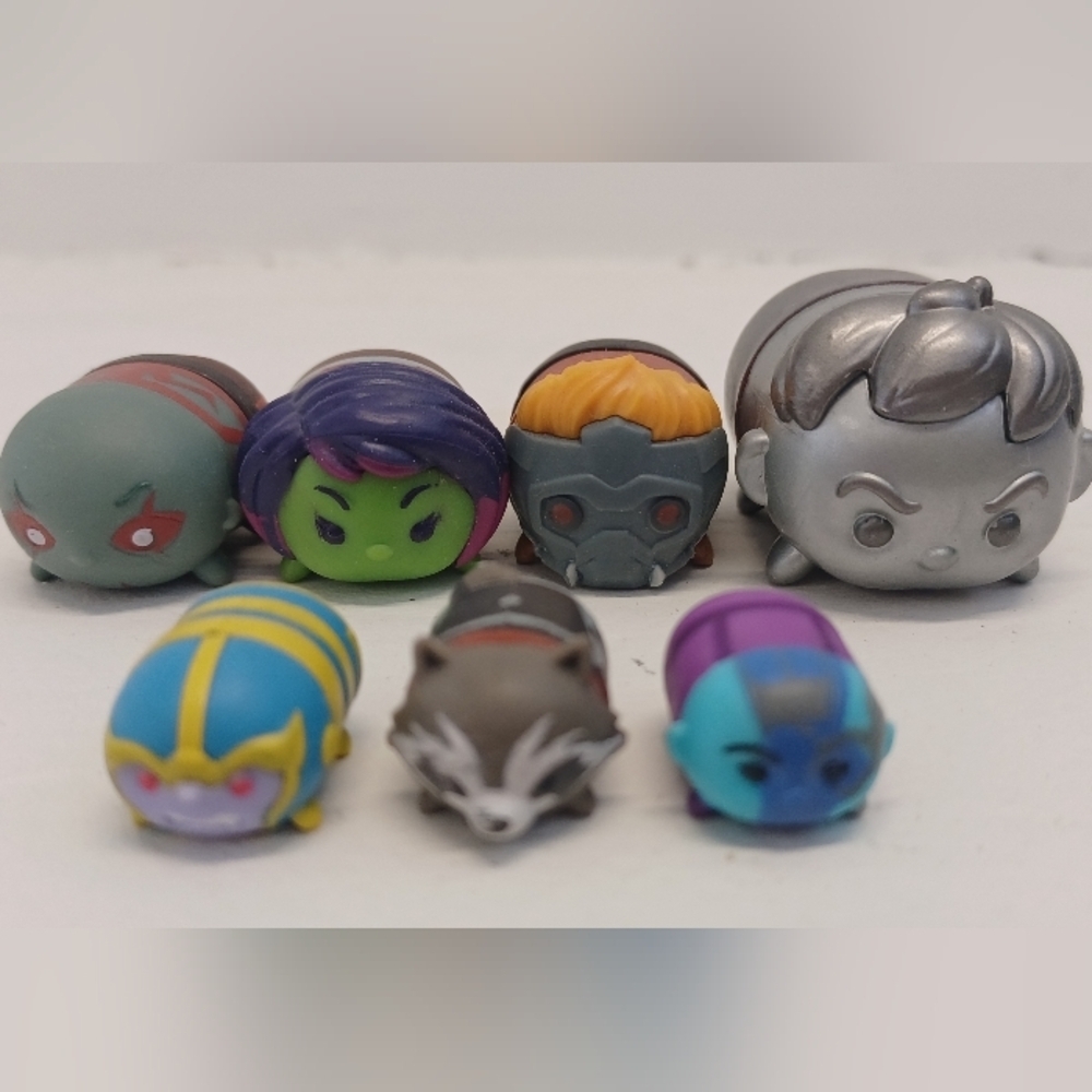 Disney Marvel Tsum Tsum Guardians of the Galaxy Figures Set of 7